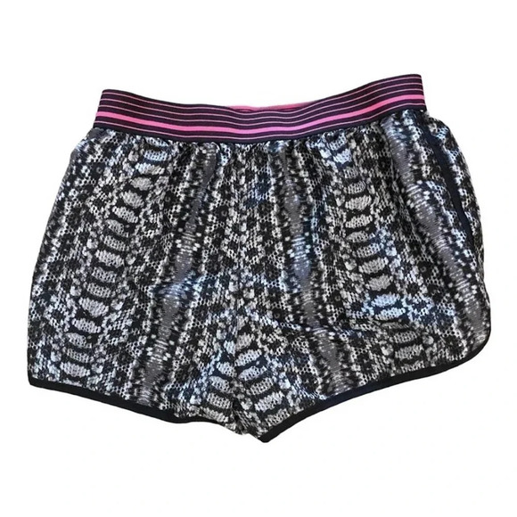 Under Armour Black Pink Sz XS Running Shorts w/Built in Underpants Heat Gear - Picture 4 of 10
